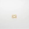 925 Silver Pave X Ring - Image 3