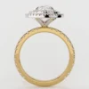 Elegant pear cut engagement ring with refined teardrop-inspired design