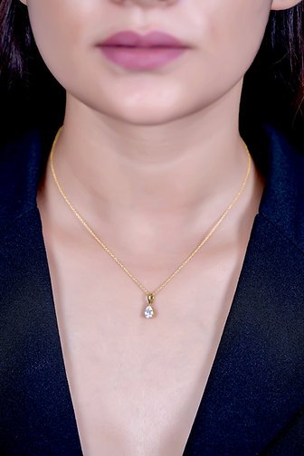 925 Silver Pear Drop Pendant