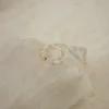 925 Silver Pearl Beaded Ring - Image 5