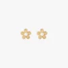 925 Silver Pearl Daisy Stud