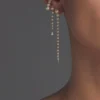 925 Silver Pearl Drop Earrings - Image 2