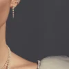 925 Silver Pearl Short Drop Earrings - Image 2