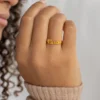 925 Silver Personalized Name Ring