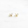 Petal stud earrings with a refined floral-inspired design