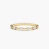 925 Silver Petite Diamond Wedding Ring