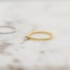 925 Silver Plain Beaded Ring - Image 6