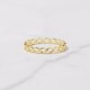 Plain eternity band ring in 925 sterling silver