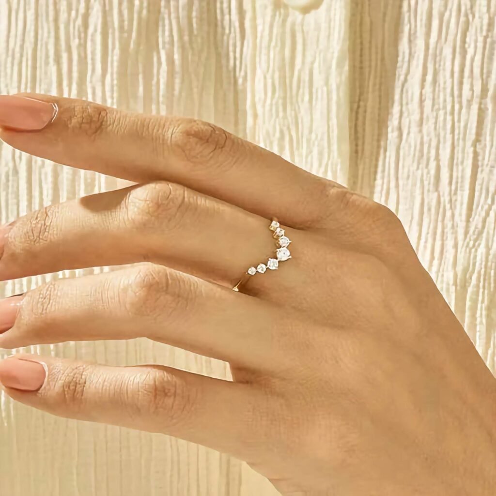 925 Silver Premium Curved Ring