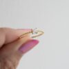 925 Silver Princess Cut with Spiral Band - Image 5