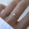 925 Silver Princess Cut with Spiral Band - Image 7