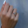 Gold-plated sterling silver ring with a clean classic band
