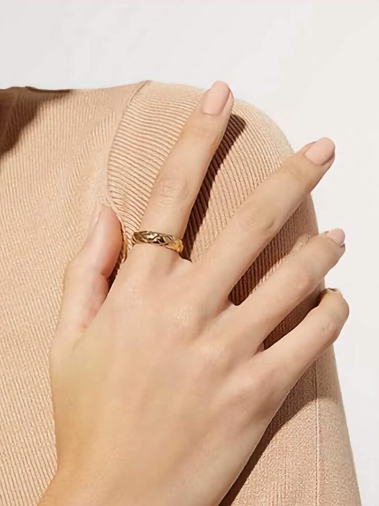 925 Silver Quilted Ring