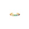 925 Silver Rainbow Ear Cuff with multicoloured cubic zirconia stones