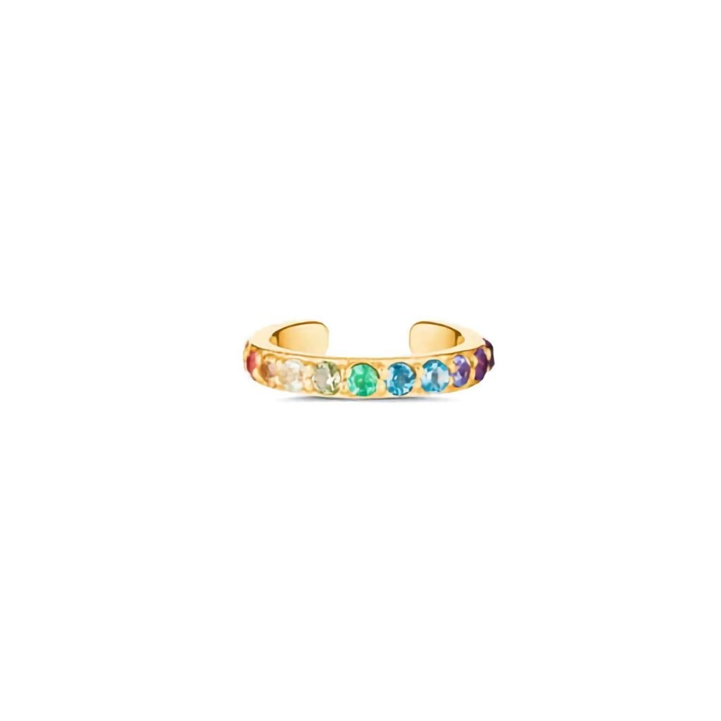 925 Silver Rainbow Cuff