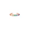 925 Silver Rainbow Ear Cuff in 925 sterling silver with colourful CZ stones