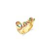 925 Silver Rainbow Love Signet Ring - Image 2