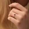 925 Silver Red Stone Ring - Image 4