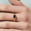 925 Silver Reese Onyx Ring - Image 5