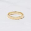 925 Silver Ridged Ring