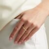 925 Silver Ridged Ring - Image 4