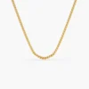 Rope chain design in 925 sterling silver and thick gold plating