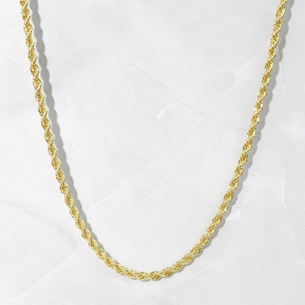 925 Silver Rope Chain Necklace