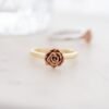 925 Silver Rose Ring with graceful rose motif