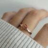 925 Silver Rose Ring for everyday wear