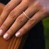 925 Silver Round Cut Diamond Eternity Ring - Image 4
