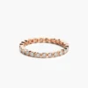 925 Silver Round Cut Diamond Eternity Ring - Image 6