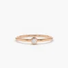 925 Silver Round Solitaire Diamond Ring