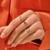 Royal Curve Ring with a smooth, elegant line and clean shape