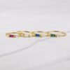 925 Silver Ruby Baguette Ring featuring a baguette-style ruby stone
