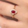 925 Silver Ruby Ring - Image 6
