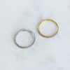 925 Silver Sapphire Eternity Ring - Image 3