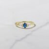 925 Silver Sapphire Marquise Ring
