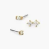 925 Silver earrings featuring premium CZ diamond stones