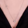 925 Silver Sideways Initial Pendant - Image 2