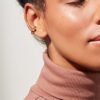 925 Silver Simple Cuff Earrings - Image 3