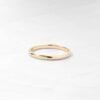 925 silver stacking band with polished slim profile