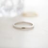Polished 2.5mm band in 925 sterling silver