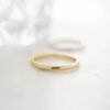 Clean stacking ring with understated classic design
