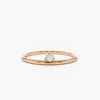 925 Silver Single Floating Diamond Ring