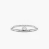 925 Silver Single Floating Diamond Ring - Image 2