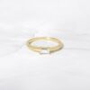 925 Silver Small Baguette Ring with slim design