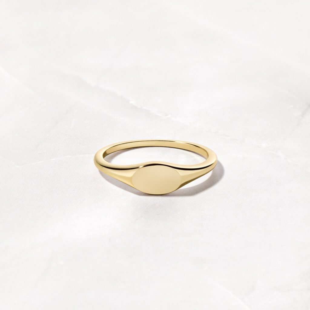 925 Silver Small Signet Ring