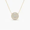925 Silver Solitaire Diamond Necklace