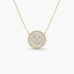 925 Silver Solitaire Diamond Necklace