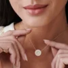 925 Silver Solitaire Diamond Necklace - Image 2